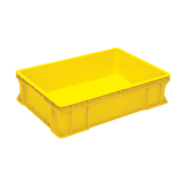 岐阜プラスチック工業 リス ボックス型コンテナ 133485 B型プラテナーBー56ー2 黄 B-56-2 Y 1個 836-2448（直送品）