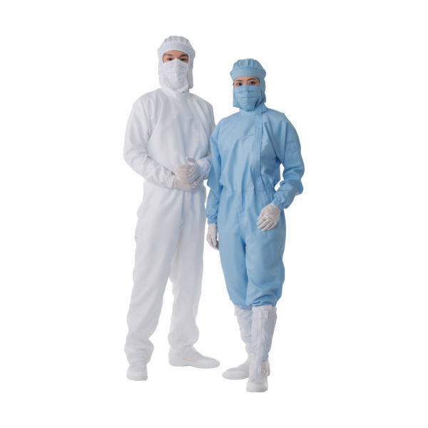 東洋リントフリー TriApex サイドファスナーつなぎ服FC141C 3L 白 FC141C-01-3L 1着 836-4316（直送品）