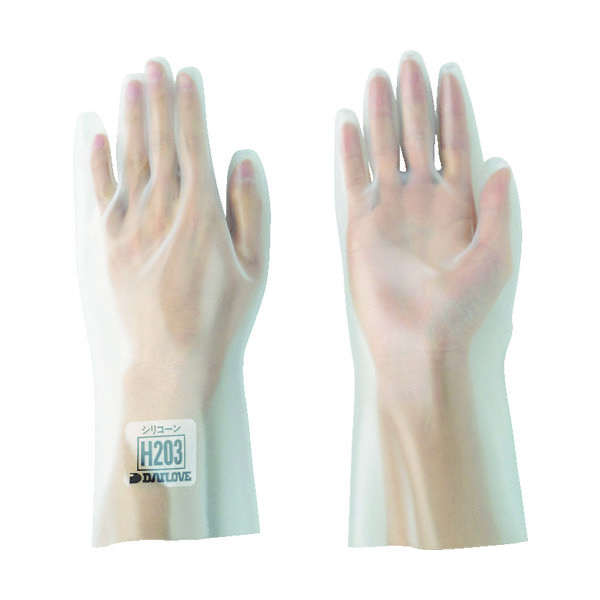 ダイヤゴム DAILOVE 耐溶剤用手袋 ダイローブH203(L) DH203-L 1双 721-9687（直送品）