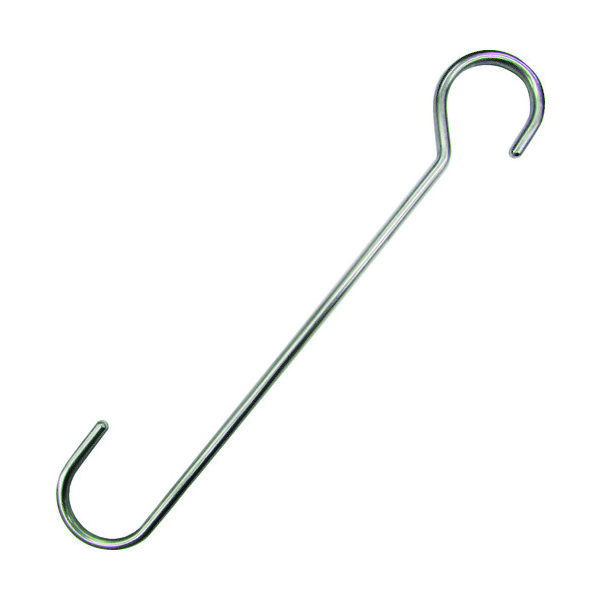 水本機械製作所 水本 Sフック ステンレス ひっかけSカン 全長300mm A-2564 1本 833-7793（直送品）