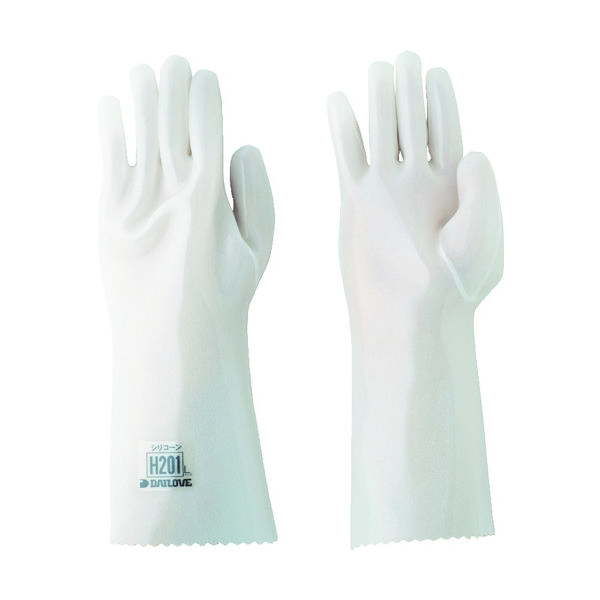 ダイヤゴム DAILOVE 耐溶剤用手袋 ダイローブH201(L) DH201-L 1双 721-9628（直送品）
