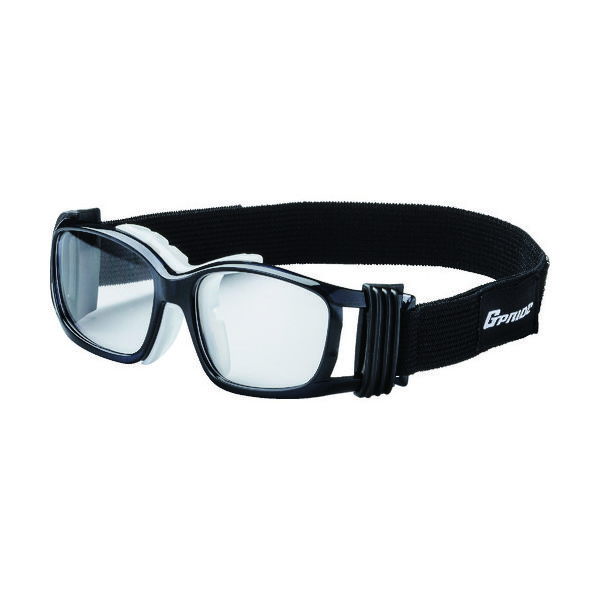 GLASSART EYEーGLOVE 二眼型セーフティゴーグル ブラック (度なしレンズ) GP-88M-BK 1個 855-7232（直送品）