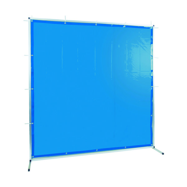 トラスコ中山 TRUSCO 溶接用遮光フェンス アルミ製 W2000XH2000 ブルー TYAF-2020-B 1台 856-3501（直送品）