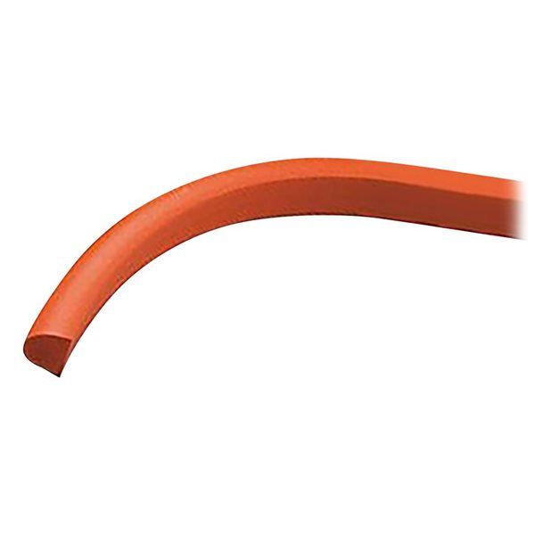 アズワン シリコーンスポンジ紐(赤)甲丸 15mm×10mm 3-3218-20 1m(1m)（直送品）