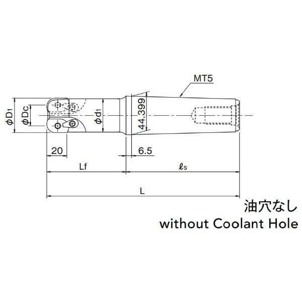 オーエスジー（OSG） ラジアスカッタ PDR20R040MT5M16-2L 1個（直送品）