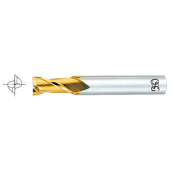 オーエスジー TiN 2枚刃 ショートエンドミル EXーTINーEDS 5.1mm EX-TIN-EDS 5.1 1本（直送品）