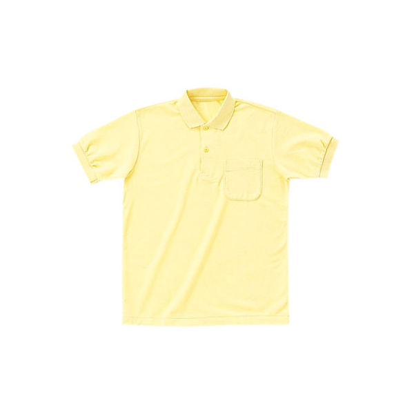 明石スクールユニフォームカンパニー 半袖ポロシャツ UZT211 イエロー SS 1着（直送品）