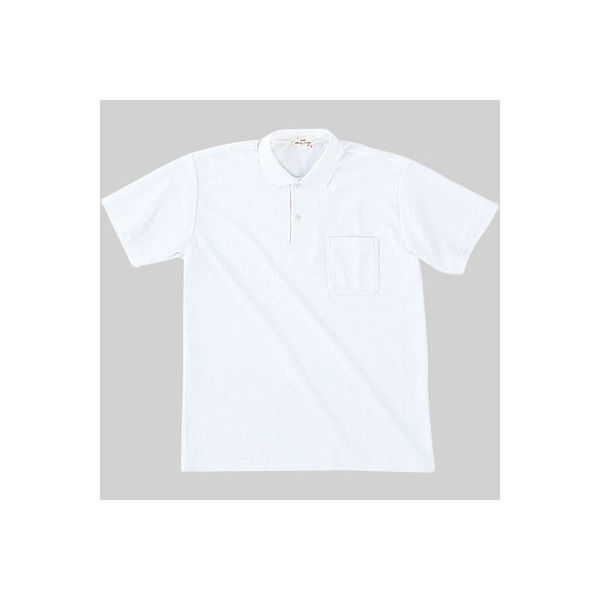 明石スクールユニフォームカンパニー 半袖ポロシャツ UZT274EA ホワイト LL 1着（直送品）