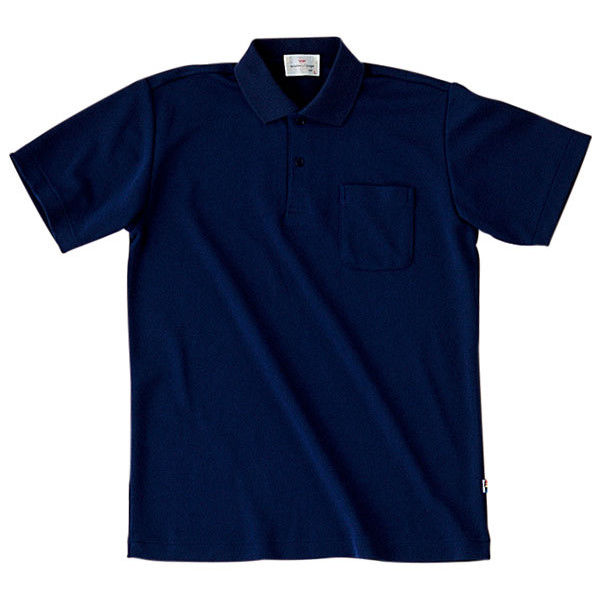 明石スクールユニフォームカンパニー 半袖ポロシャツ UZT274EA ネイビー M 1着（直送品）