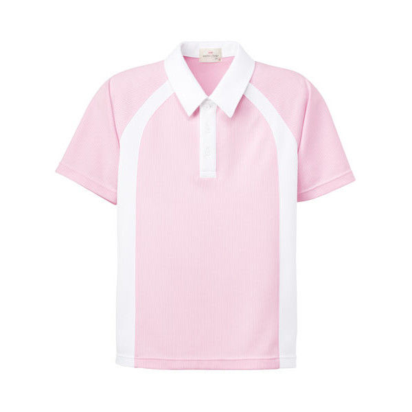 明石スクールユニフォームカンパニー ニットシャツ UZT403E ピンク M 1着（直送品）