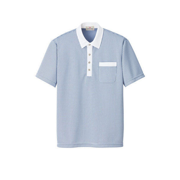 明石スクールユニフォームカンパニー ニットシャツ UZT464E ネイビー LL 1着（直送品）