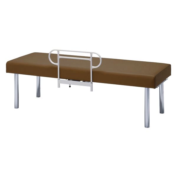 診察台（サイドレール付）ブラウン DF-SPS 大信工業 　（直送品）