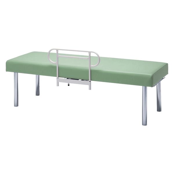 診察台（サイドレール付）ライトグリーン DF-SPS 大信工業 　　（直送品）