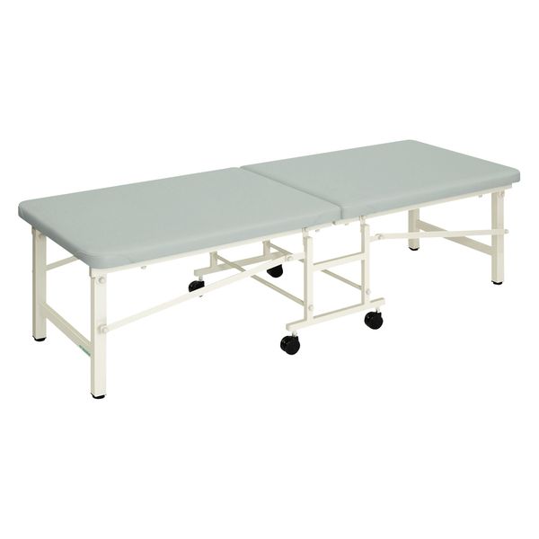 【軒先渡し】高田ベッド 折りたたみ式診察台(ライトベンダー) TB-1282 1台 24-4129-0009（直送品）