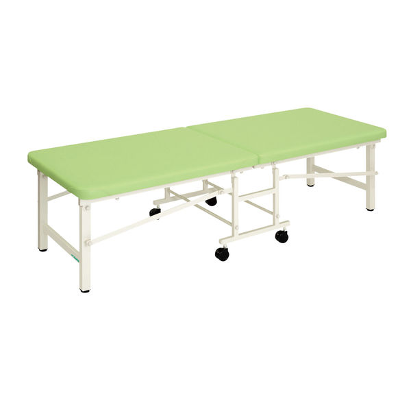 【軒先渡し】高田ベッド 折りたたみ式診察台(ライトベンダー) TB-1282 1台 24-4129-0018（直送品）