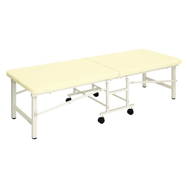 【軒先渡し】高田ベッド 折りたたみ式診察台(ライトベンダー) TB-1282 1台 24-4129-0113（直送品）