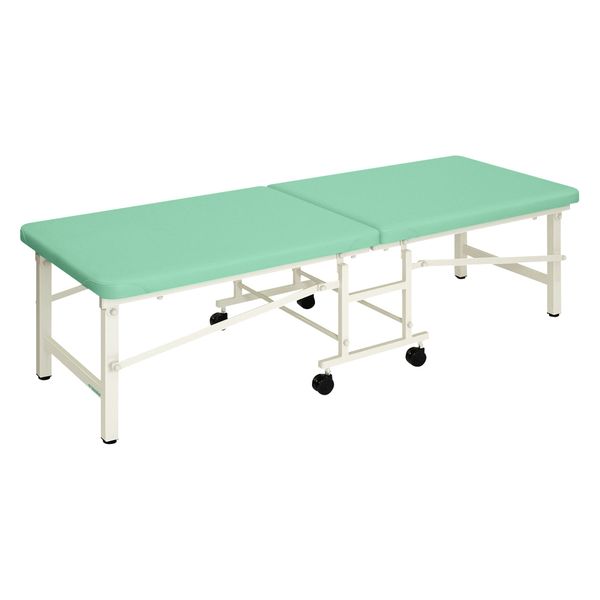 【軒先渡し】高田ベッド 折りたたみ式診察台(ライトベンダー) TB-1282 1台 24-4129-0405（直送品）