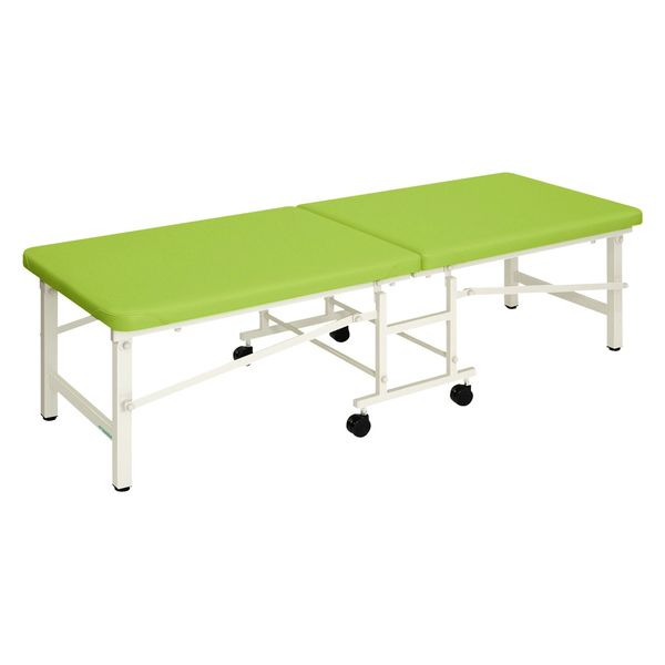 【軒先渡し】高田ベッド 折りたたみ式診察台(ライトベンダー) TB-1282 1台 24-4129-0411（直送品）