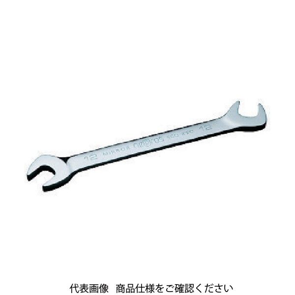 京都機械工具 ネプロス アングルヘッドスパナ 12mm NS3-12 1丁(1個) 807-0938（直送品）