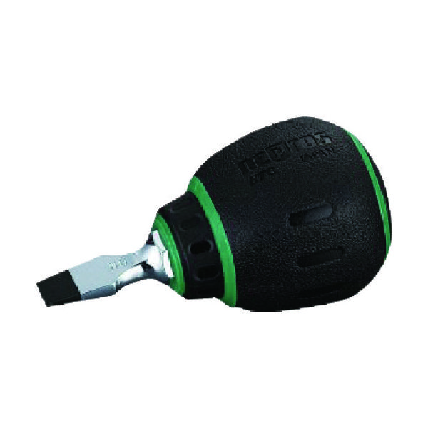 京都機械工具 nepros 樹脂柄スタッビドライバ(マイナス)6mm ND1MS-6 1本(1個) 807-0847（直送品）