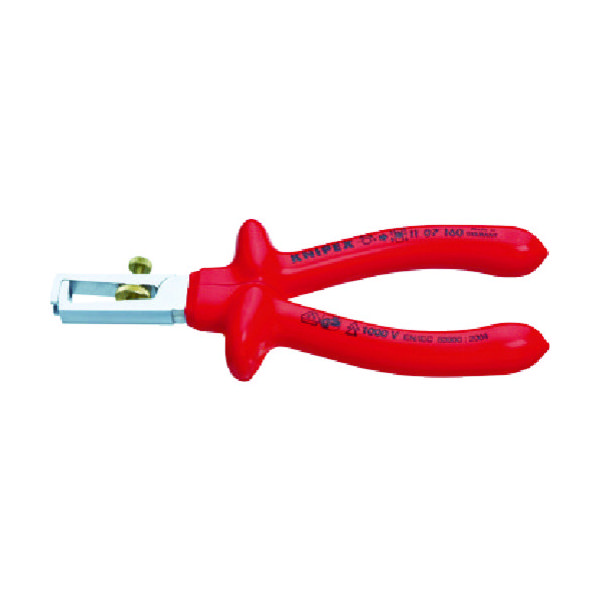 KNIPEX 絶縁1000Vエンドワイヤーストリッパー 160mm 1107-160 1丁 835-6471（直送品）