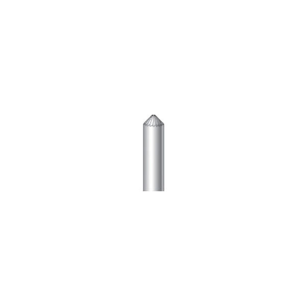 ナカニシ 超硬カッター テーパー(シングルカット)刃径6.0mm 刃長3.0mm 26221 1本 829-3200（直送品）