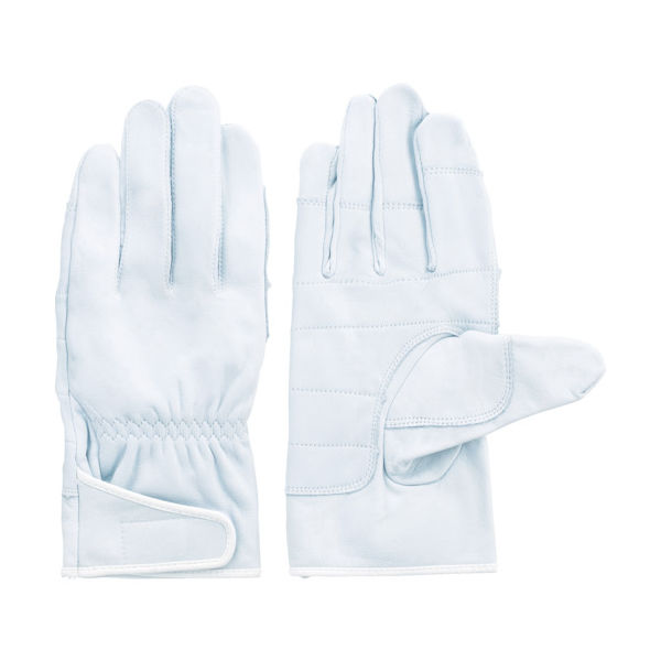 富士グローブ 国産牛本革手袋(袖口マジックタイプ) レインジャーワイド 白 LL 特大当付 3622 1双 855-5070（直送品）