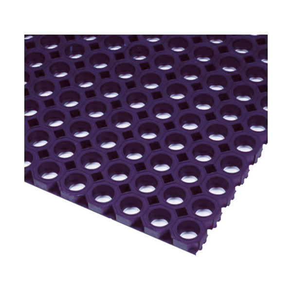 ミヅシマ工業 ミヅシマ ハニカムゴムマットL 本体 4100930 1枚 802-1106（直送品）