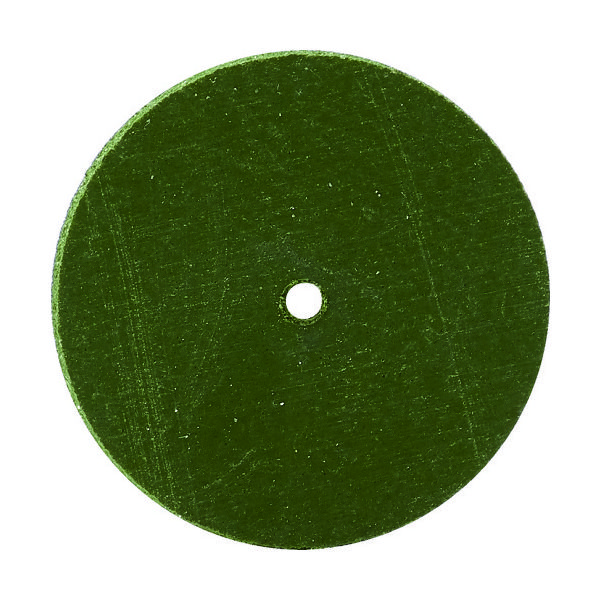 ナカニシ グリーンホイールゴム砥石 10枚入 φ22×1.5×穴φ1.8 WA #120 47841 1パック(10枚) 831-4588（直送品）