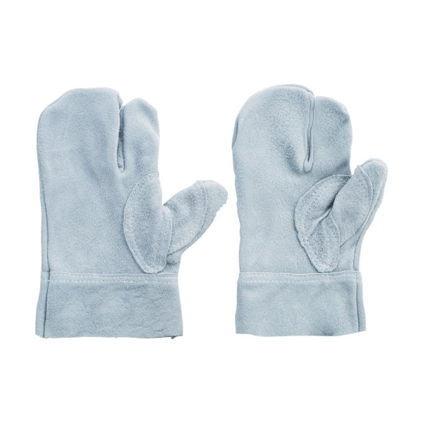 富士グローブ 両面牛床革手袋 No.8 L 3指 1515 1双 855-5173（直送品）