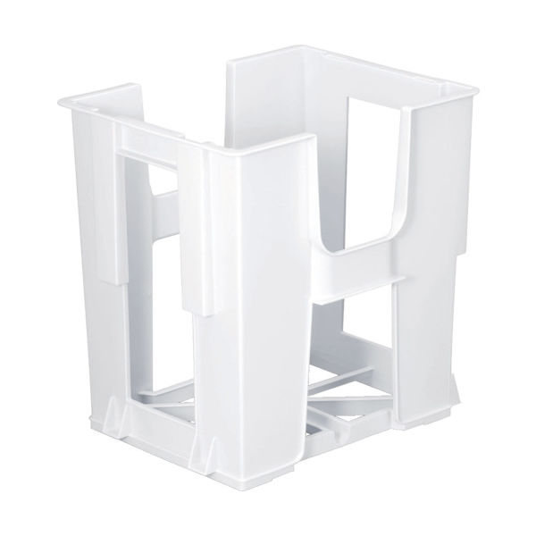 新輝合成 TONBO 新聞ストッカー ホワイト 07171 1個 830-3988（直送品）