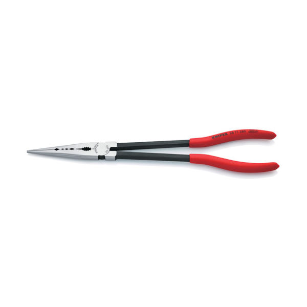 KNIPEX ニードルノーズペンチ 280mm 落下防止機能 2871-280 1丁 833-8902（直送品）
