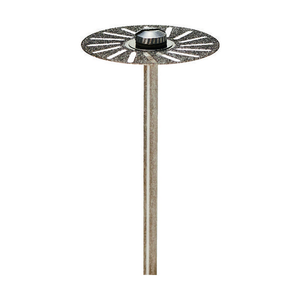 ナカニシ 電着ダイヤモンドディスク φ22×0.2×軸φ2.34 #320 14151 1本 829-2854（直送品）