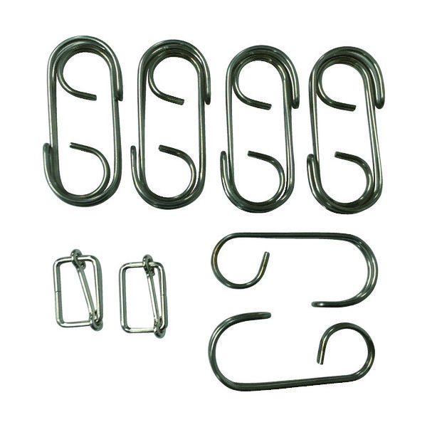 ユタカメイク 金具 ゴムロープ金具 広口フック10ヶ 線送り2ヶ GA-08 1個 828-0798（直送品）