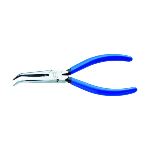 スリーピークス技研 スリーピークス 先曲マイクロラジオペンチ(バネ付) 150mm MR-150B 1丁 826-6571（直送品）