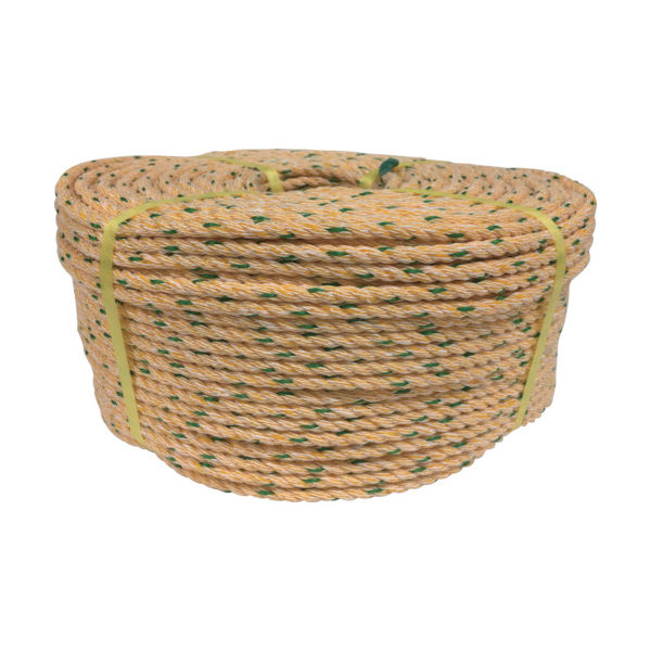 ユタカメイク ロープ KPロープ巻物 8φ×200m K8-200 1巻 835-6117（直送品）