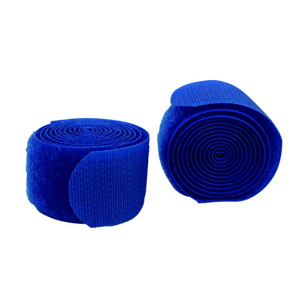 ユタカメイク マジックテープ マジックストラップS 20mm×60cm ブルー G-42 1袋(2巻) 828-0513（直送品）