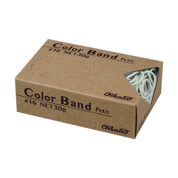 共和 オーバンド カラーバンド プチ 30g箱 #16 ホワイト GGC-030-WT 1箱 836-5124（直送品）