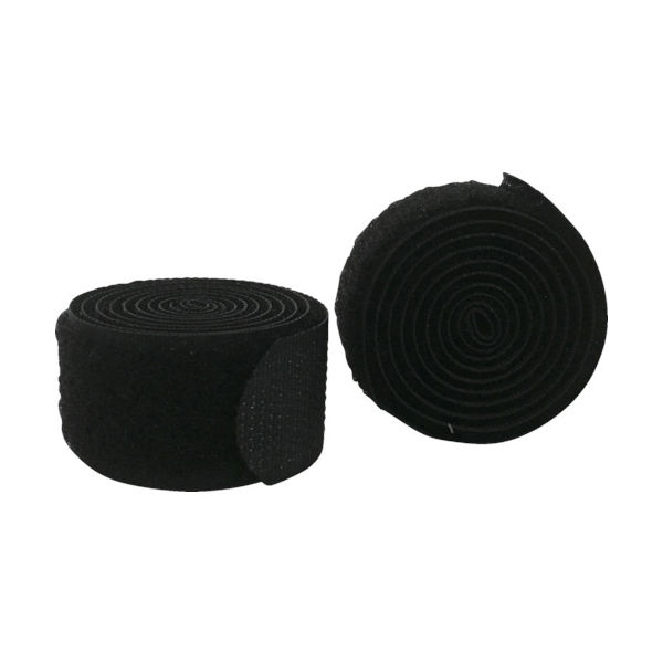 ユタカメイク マジックテープ マジックストラップS 20mm×60cm ブラック G-43 1袋(2巻) 828-0514（直送品）