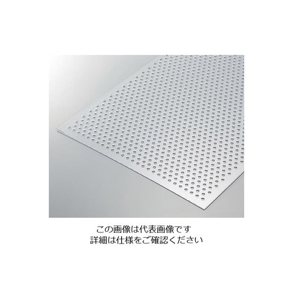 光 透明塩ビパンチング板 φ3.5mm穴 200×300×1t 3-2170-01 1枚（直送品）