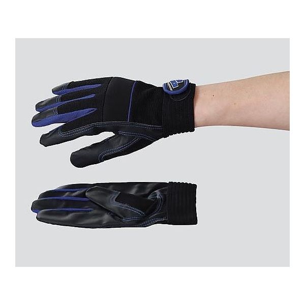 ユニワールド マイクロファイバー PUグローブ ブルー L 2610BL 1双 3-1746-02（直送品）