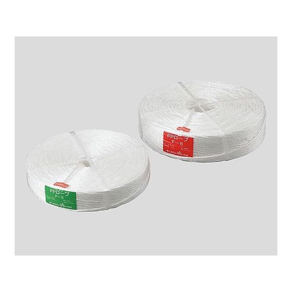 アズワン PPロープ φ6mm×300m Fー6 1巻 3-1620-02（直送品）