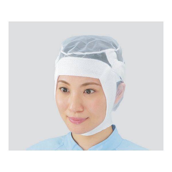 ホワイトマックス ヘアーネット 1ー13A L 20枚入 3-5455-03 1袋(20枚)（直送品）