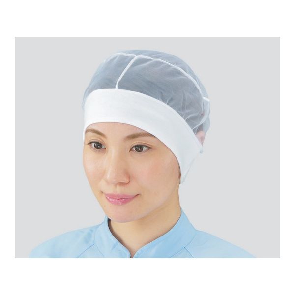 ホワイトマックス ヘアーネット 1ー8A L 20枚入 3-5456-03 1袋(20枚)（直送品）