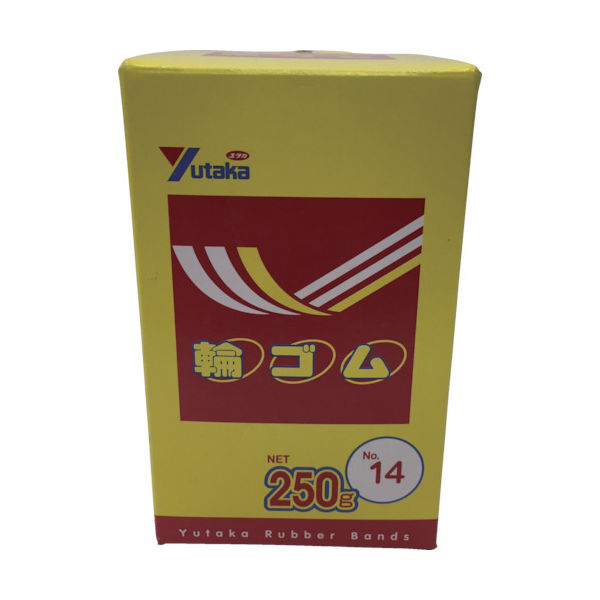ユタカメイク 輪ゴム箱入り #14 250g TTB-1425 1箱 835-4744（直送品）