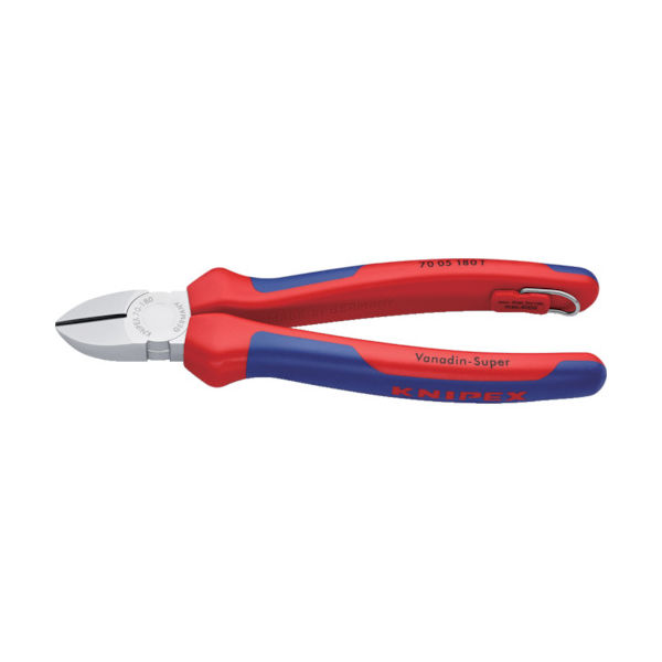 KNIPEX 電工ニッパー落下防止 180mm 7005-180TBK 1丁 836-8973（直送品）