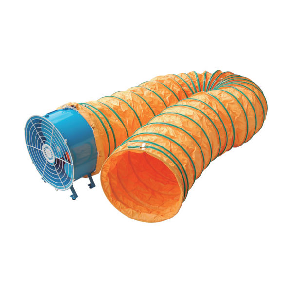 アクアシステム 送風機AFRー18(18NL)用ダクト5m アース線付 D-18 1本(1個) 829-1122（直送品）