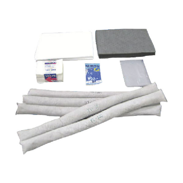 JOHNAN 吸収材キット 油吸収材 アブラトール 緊急対策セットA(詰替用) 油吸収量40L AT 1セット 828-4088（直送品）