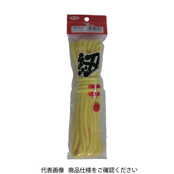 ユタカメイク 紐 ザ・紐 太丸紐 5m イエロー AC-202 1巻(5m) 828-0485