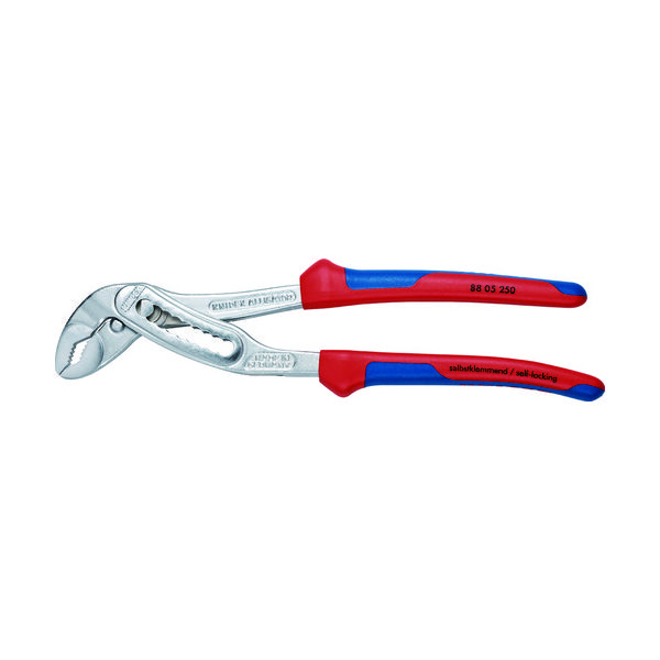 KNIPEX ウォーターポンププライヤー アリゲーター コンフォートハンドル 250mm 8805-250 1丁 835-5145（直送品）